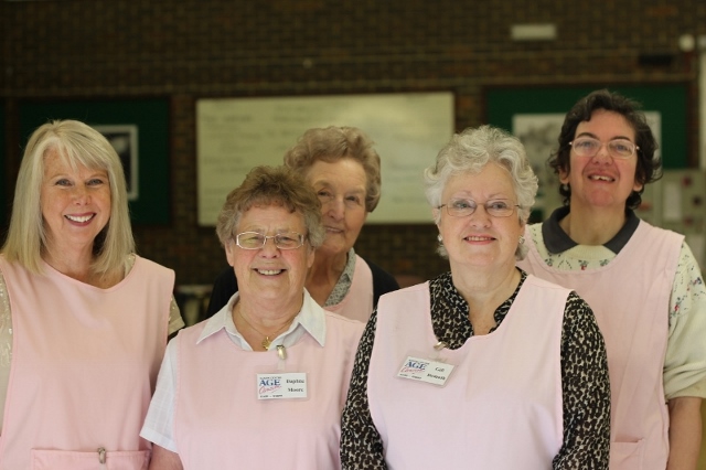 Volunteers at The Saxon Day Centre
